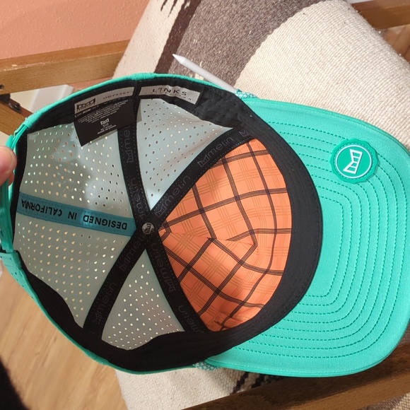 Melin Odysea Links Hydro Performance Snap Collection Classic Size Neon Aqua - Picture 8 of 9